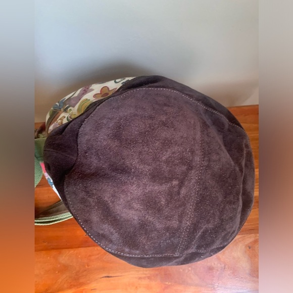 Lucky brand Shoulder bag , hobo boho bohemian leather canvas purse grunge - Picture 11 of 16